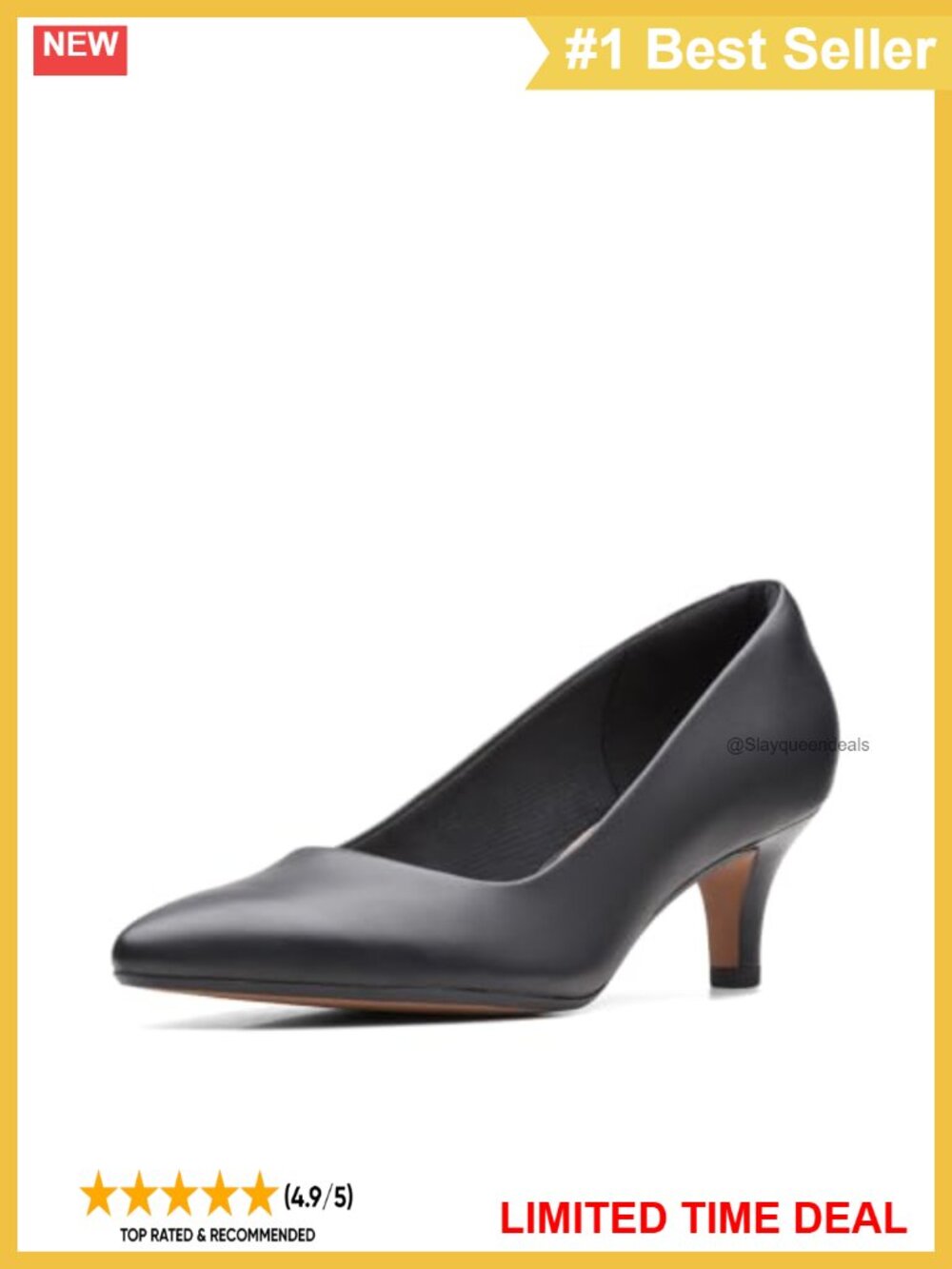 Kitten Heel Pointed Toe Pump Cushioned Insole Formal Dress Shoe